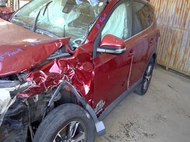 2018 TOYOTA RAV4, BURGUNDY,  XLE MODEL, 2.5L, AWD,  Z26365